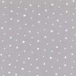 Bambula Coton Coeurs Gris - Ribes y Casals