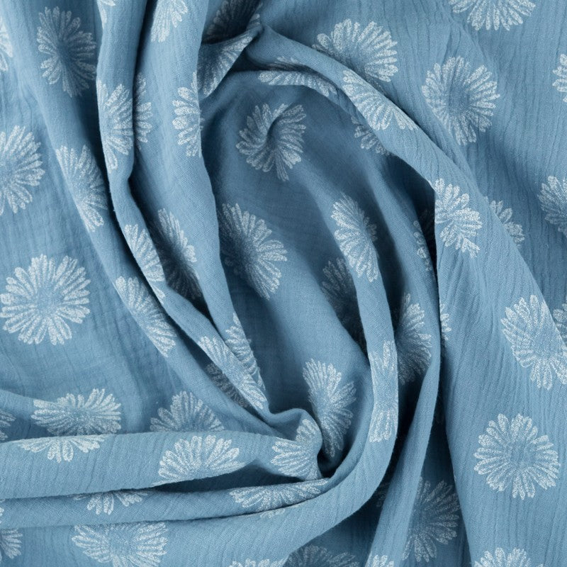 Coton Bambula Fleur Denim - Ribes y Casals