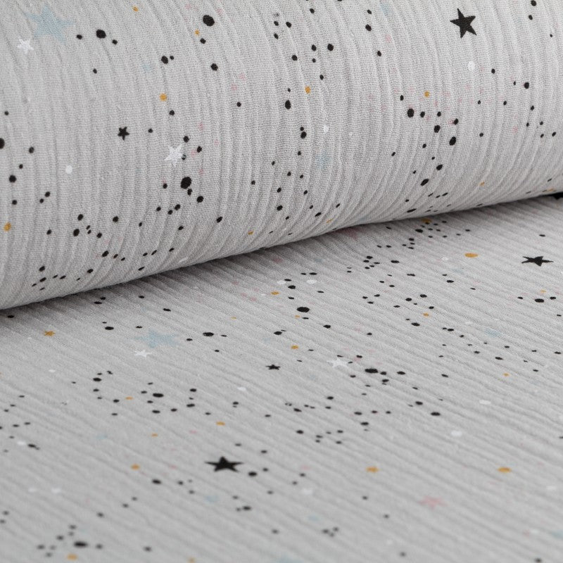 Bambula Coton Galaxy Gris - Ribes y Casals
