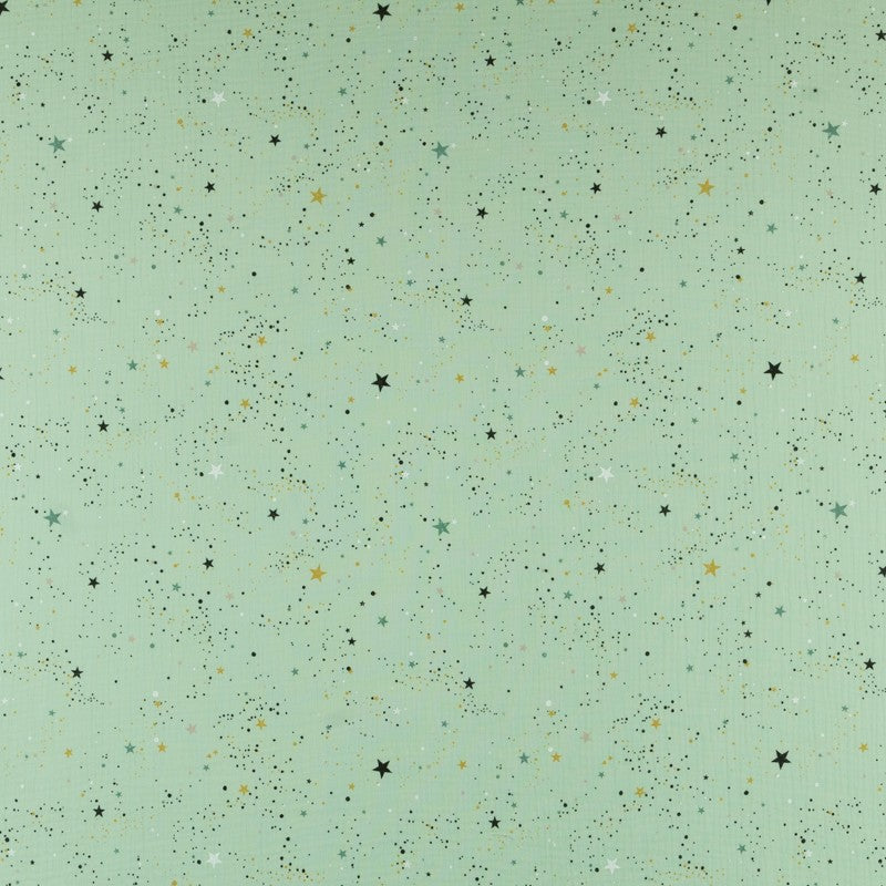 Bambula Coton Galaxy Menthe - Ribes y Casals