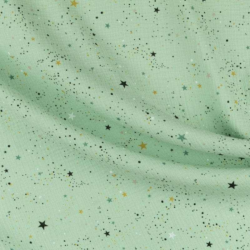 Bambula Coton Galaxy Menthe - Ribes y Casals