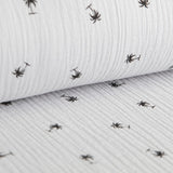 Bambula Coton Palmiers Gris - Ribes y Casals