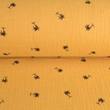 Bambula Coton Palmiers Moutarde - Ribes y Casals