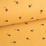 Bambula Coton Palmiers Moutarde - Ribes y Casals