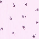 Bambula Coton Palmiers Saumon - Ribes y Casals