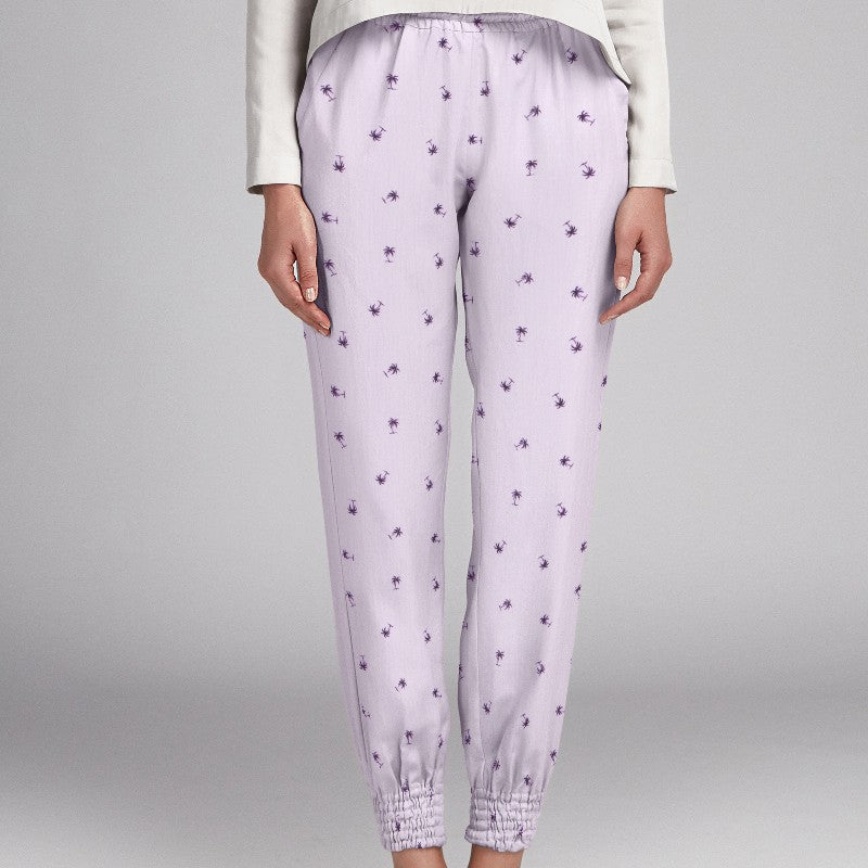 Bambula Coton Palmiers Saumon - Ribes y Casals