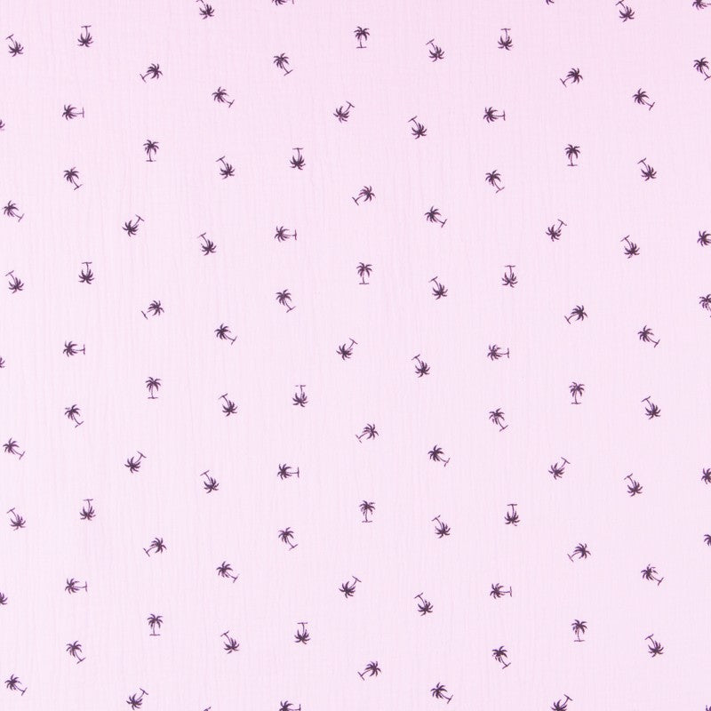 Bambula Coton Palmiers Saumon - Ribes y Casals