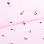 Bambula Coton Palmiers Saumon - Ribes y Casals