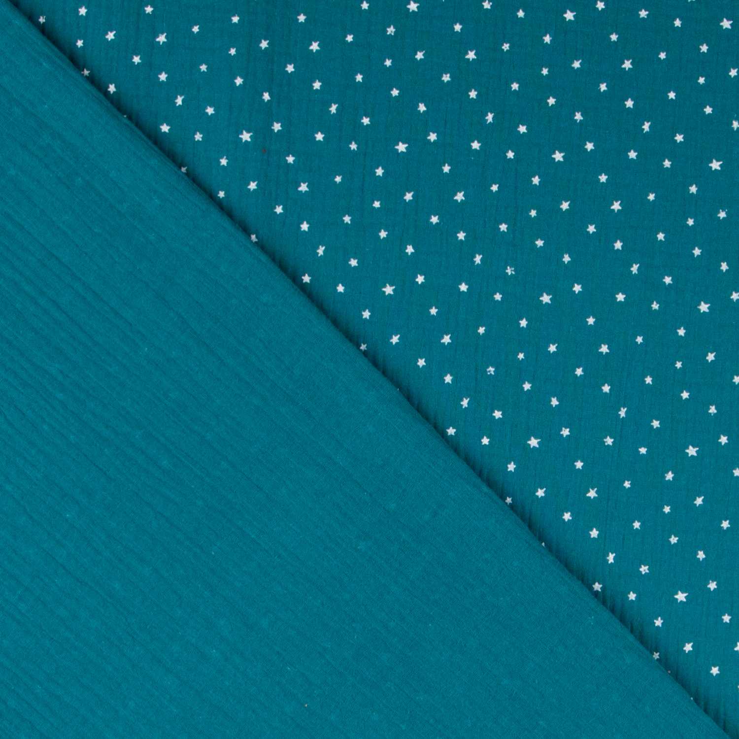 Bambula Coton Étoiles Vert - Ribes y Casals