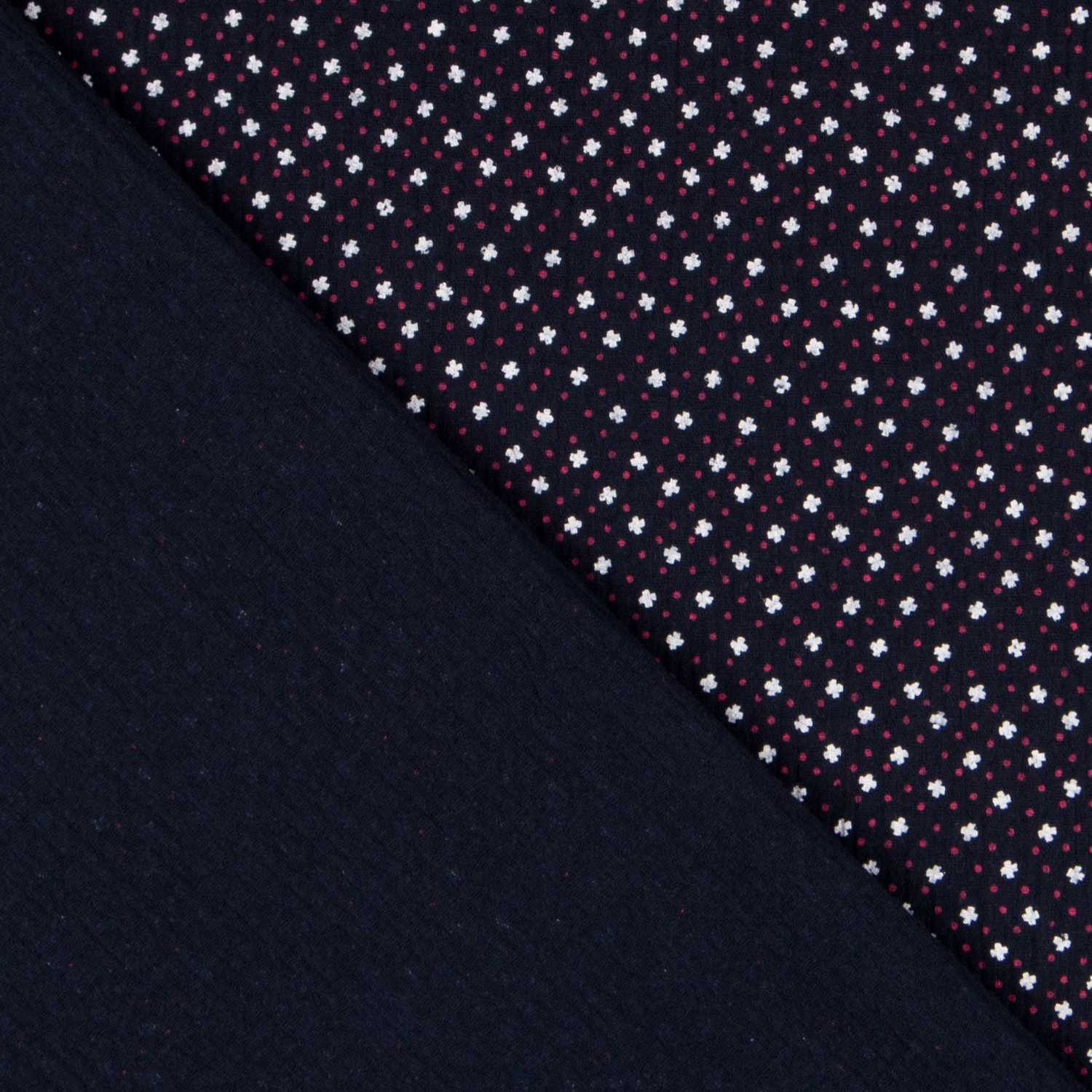 Bambula Coton Trèfle Marine - Ribes y Casals