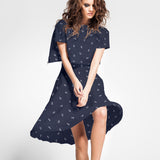 Double Gaze Ancres Bleu Marine - Ribes y Casals