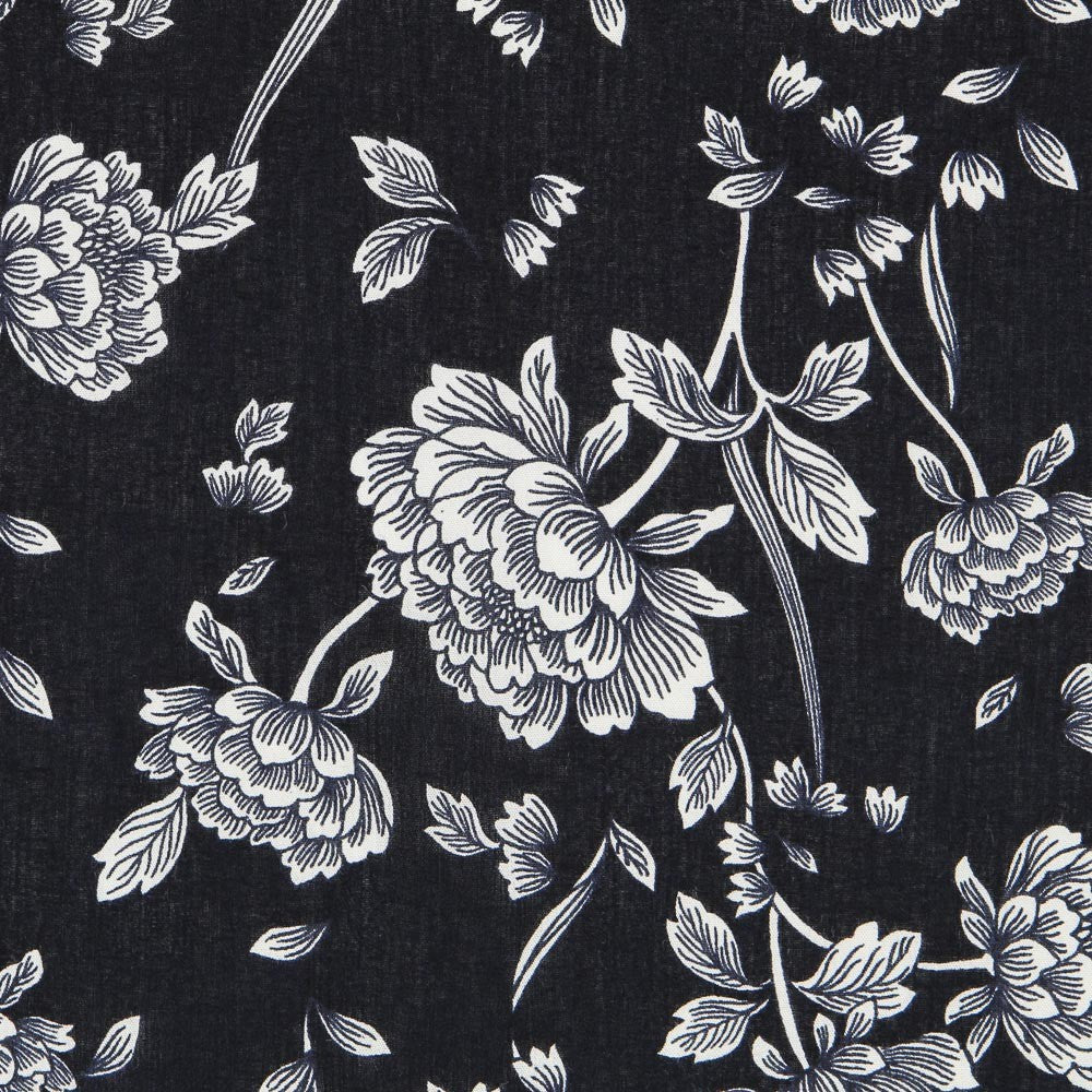 Double Gaze Crétones Bleu Foncé - Ribes y Casals