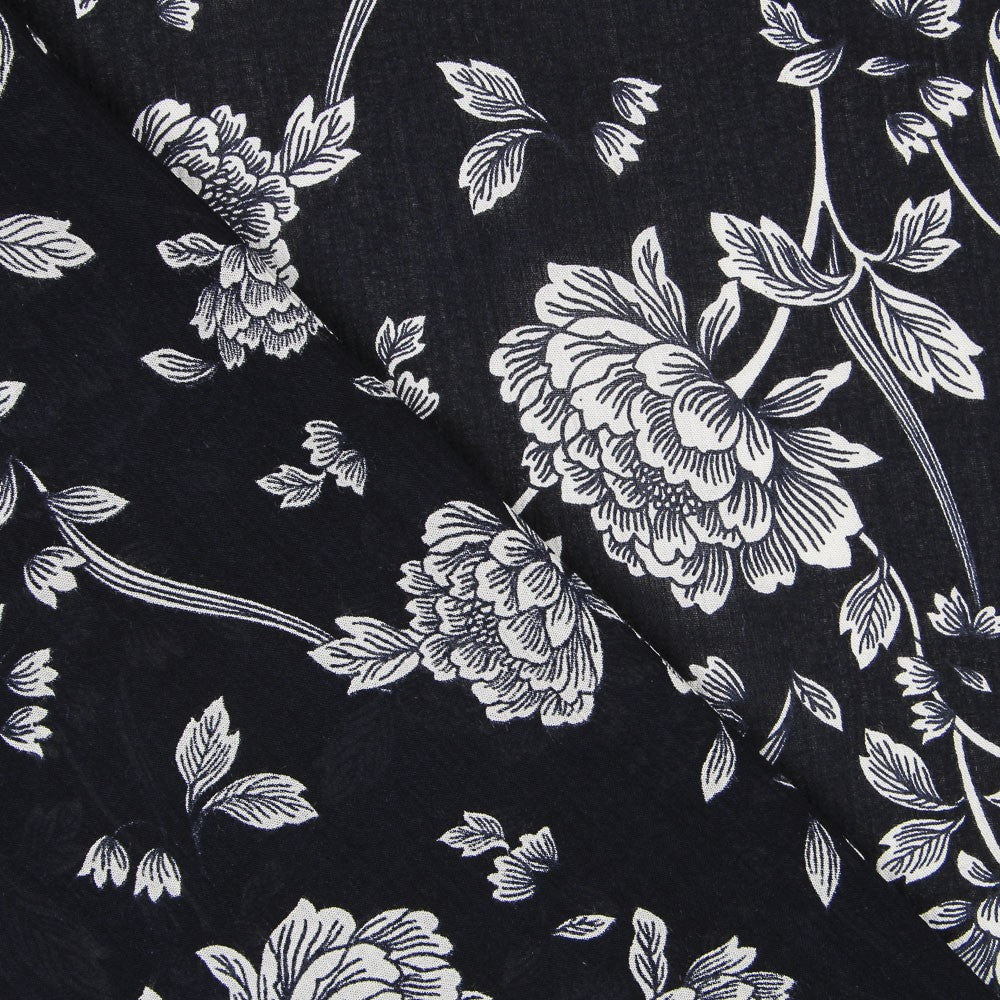 Double Gaze Crétones Bleu Foncé - Ribes y Casals