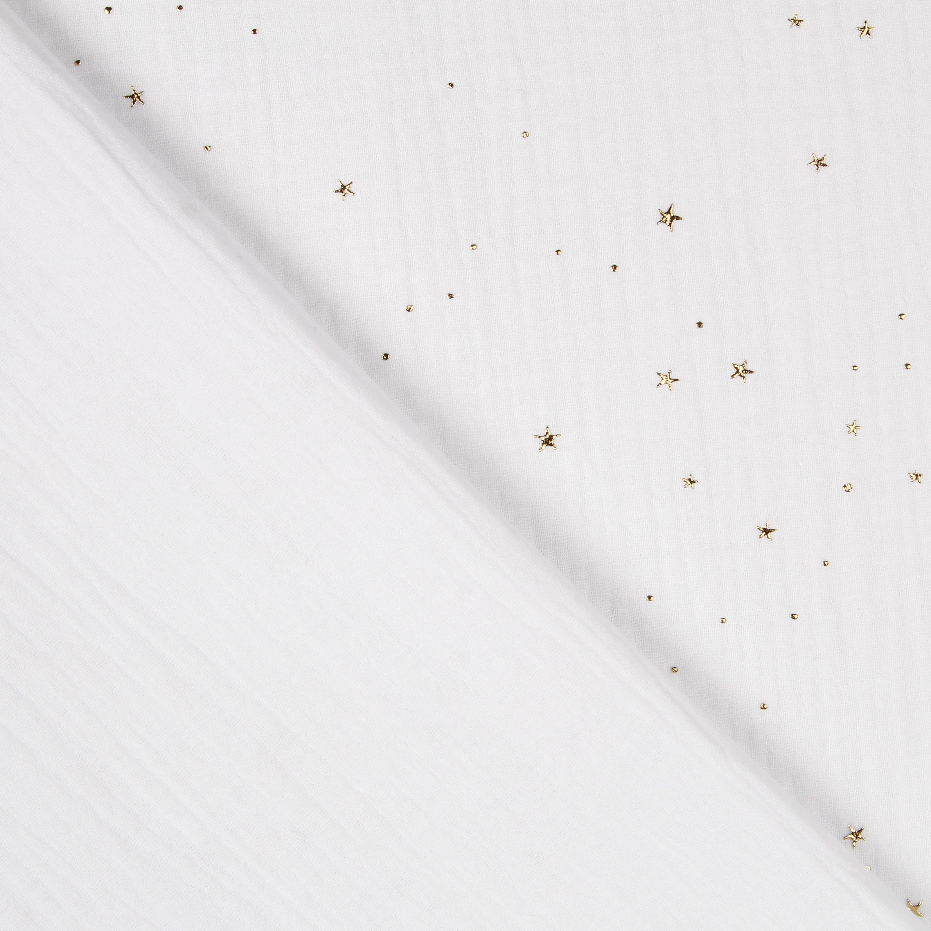 Double Gaze Étoiles Blanc Lurex - Ribes y Casals