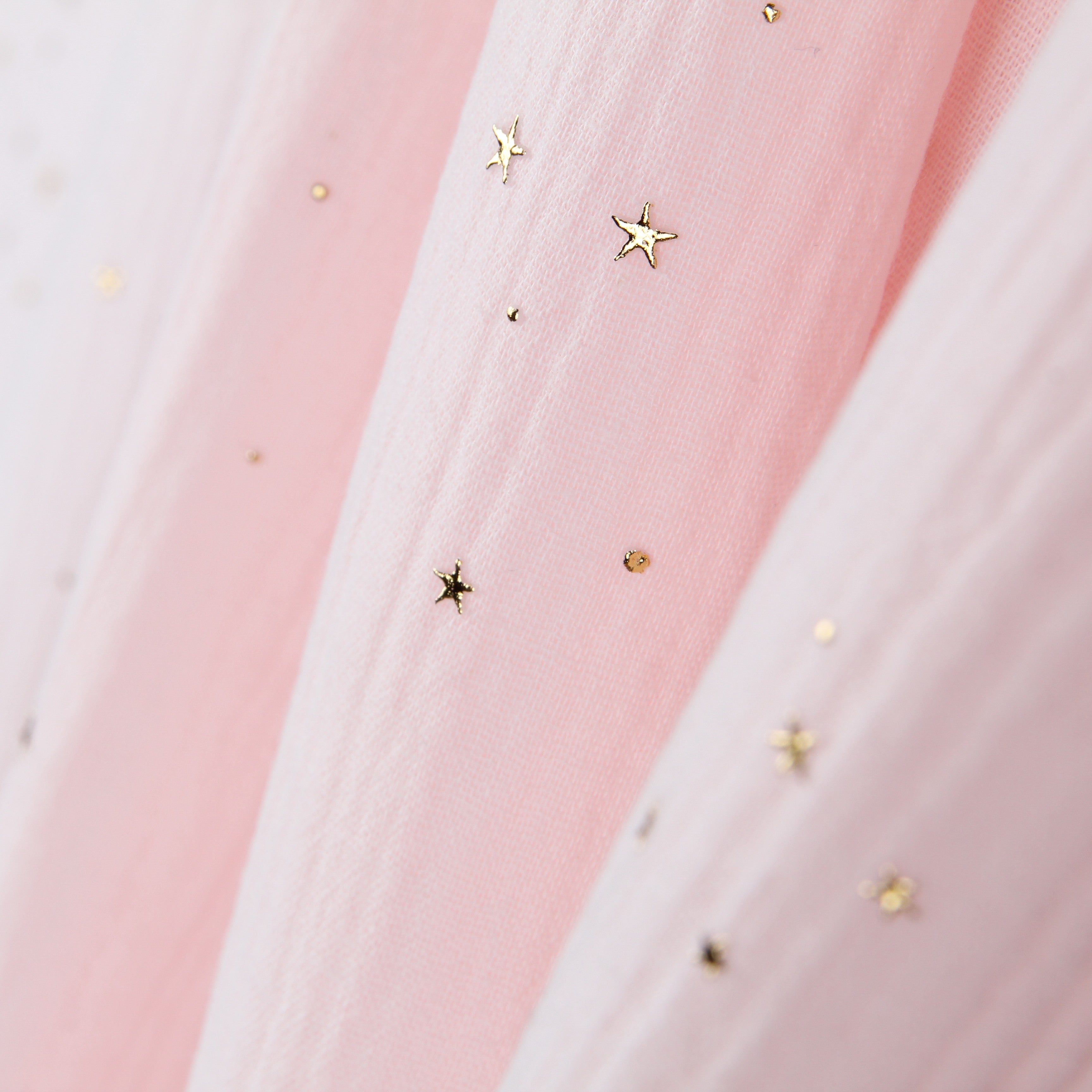 Double Gaze Étoiles Lurex Rose - Ribes y Casals