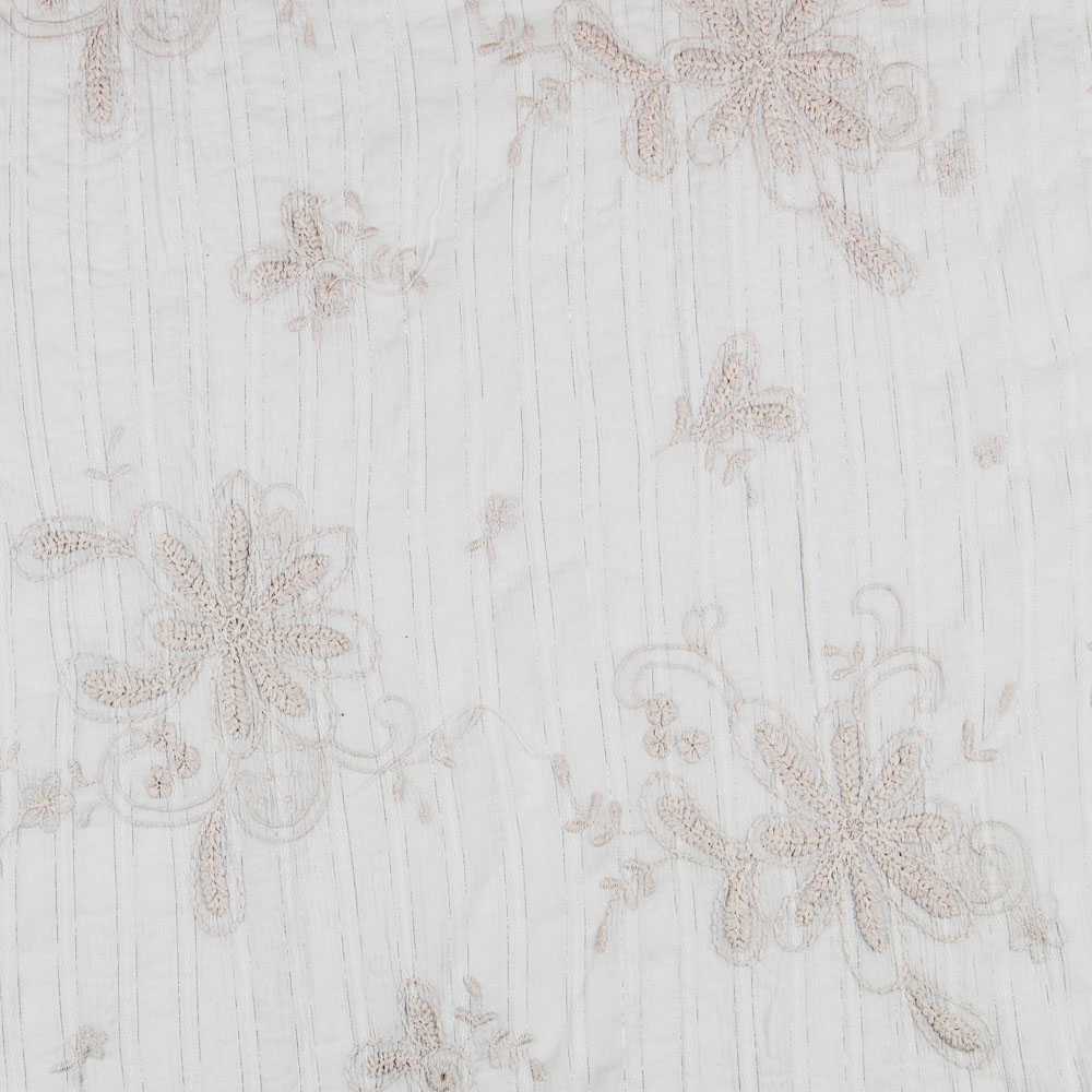 Bambula Polyester Broderie Gris - Ribes y Casals