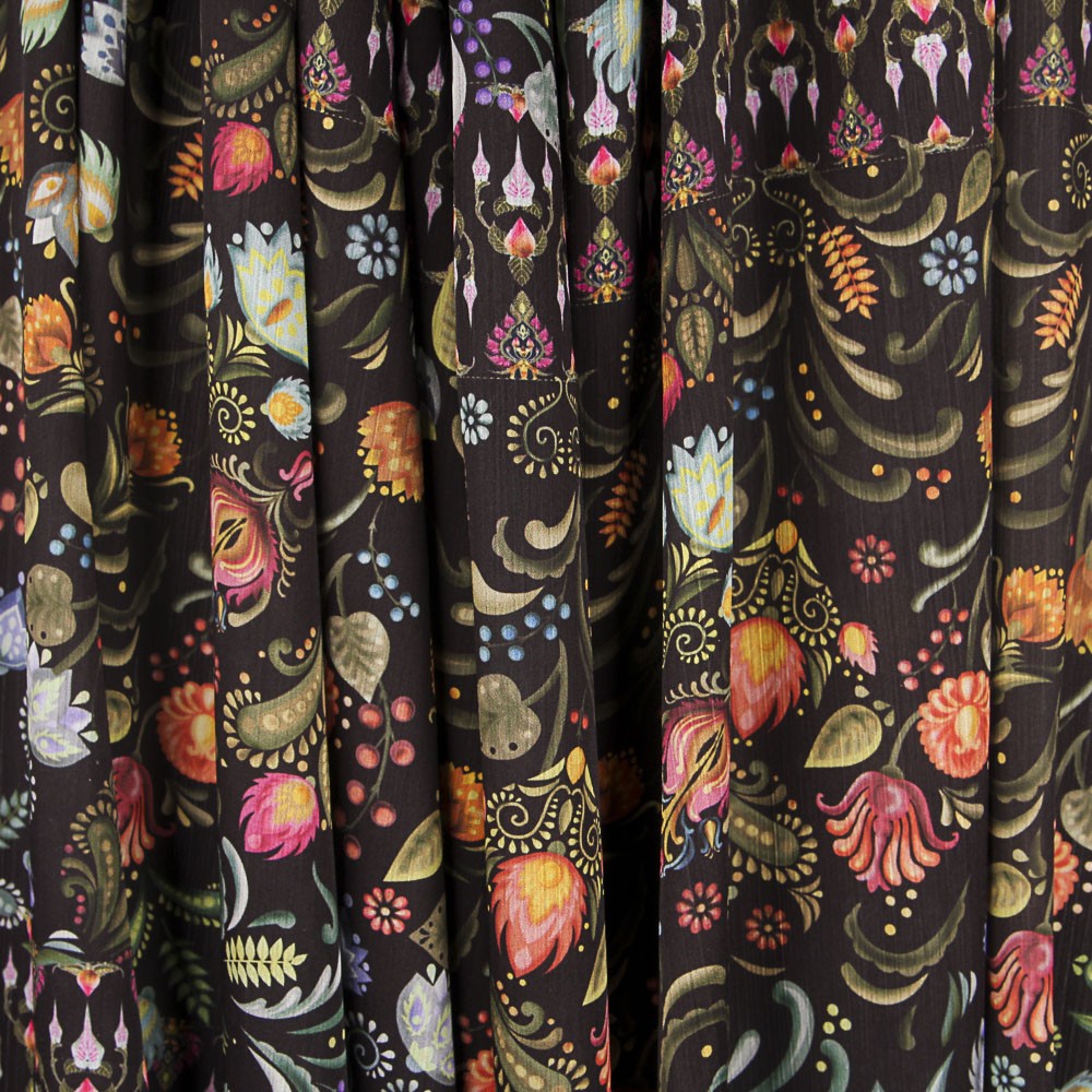 Double Gaze Polyester Folk Rose - Ribes y Casals