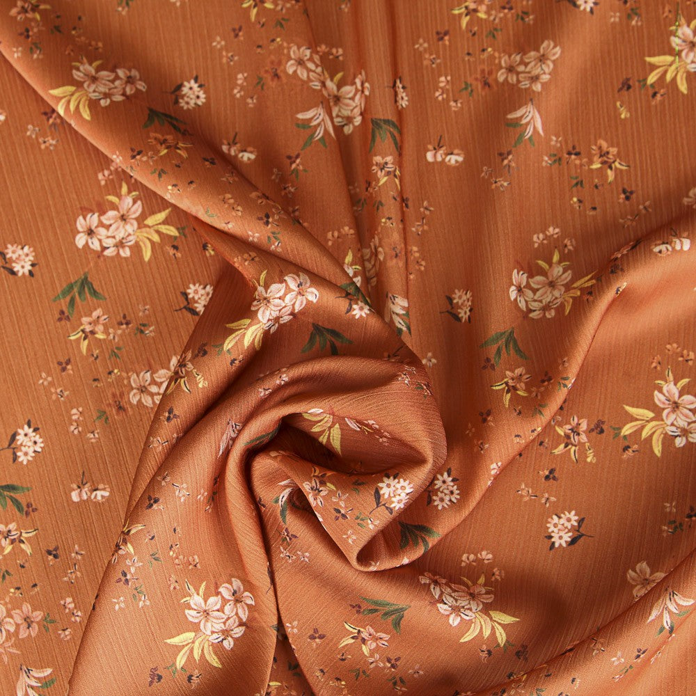 Double Gaze Polyester Jardin Brique - Ribes y Casals