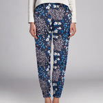 Bambula Satin Floral Bleu - Ribes y Casals