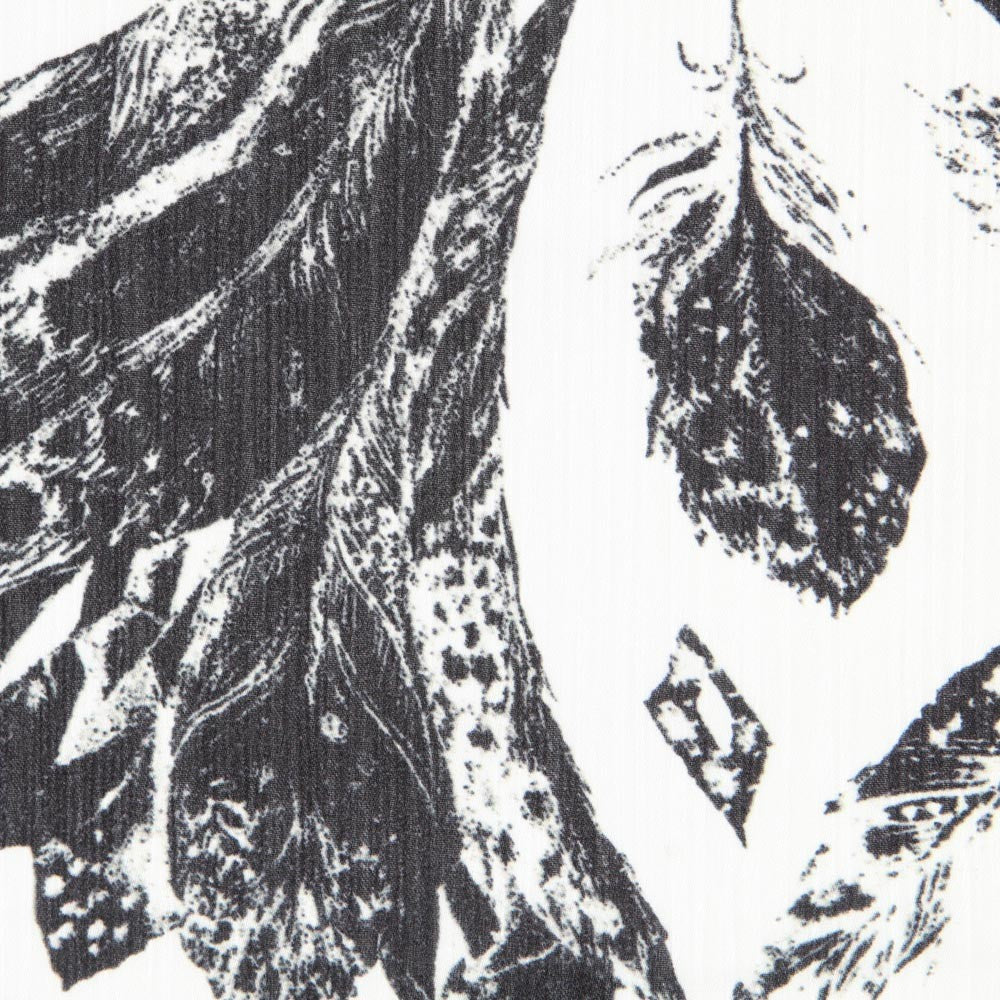 Double Gaze Floral Satin Noir - Ribes y Casals