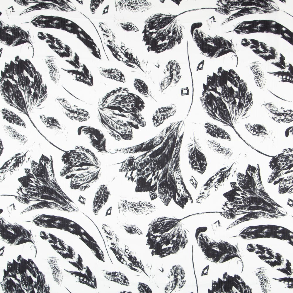 Double Gaze Floral Satin Noir - Ribes y Casals