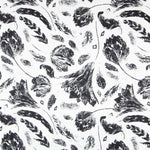 Double Gaze Floral Satin Noir - Ribes y Casals