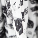 Double Gaze Floral Satin Noir - Ribes y Casals