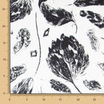 Double Gaze Floral Satin Noir - Ribes y Casals