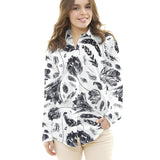 Double Gaze Floral Satin Noir - Ribes y Casals