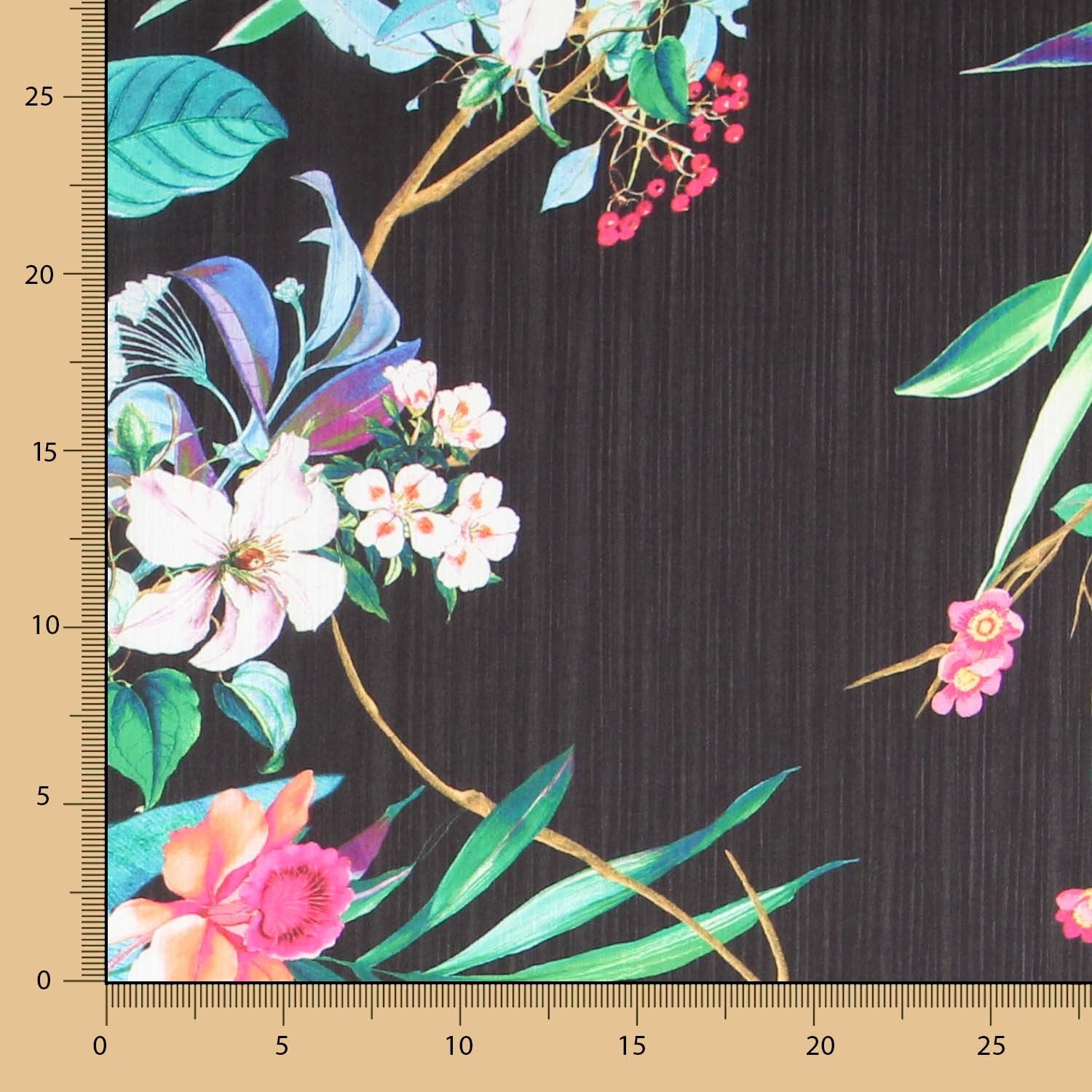 Double Gaze Tropical Black Satin - Ribes y Casals