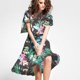 Double Gaze Tropical Black Satin - Ribes y Casals