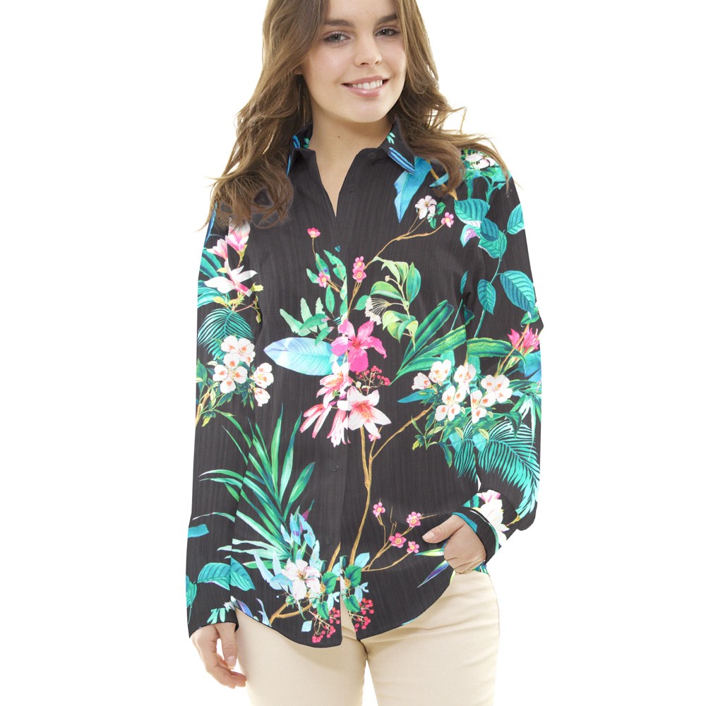 Double Gaze Tropical Black Satin - Ribes y Casals