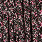 Gaze Viscose Petite Fleur Noir - Ribes y Casals