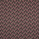 Gaze Viscose Petite Fleur Noir - Ribes y Casals