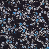 Viscose Doube Gaze Fleurs Celeste - Ribes y Casals