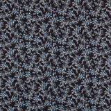 Viscose Doube Gaze Fleurs Celeste - Ribes y Casals