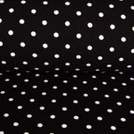 Bambula Viscose Pois Noir - Ribes y Casals
