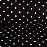 Bambula Viscose Pois Noir - Ribes y Casals