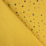 Mousseline Coton Chiné Lurex Gris Clair - Ribes y Casals