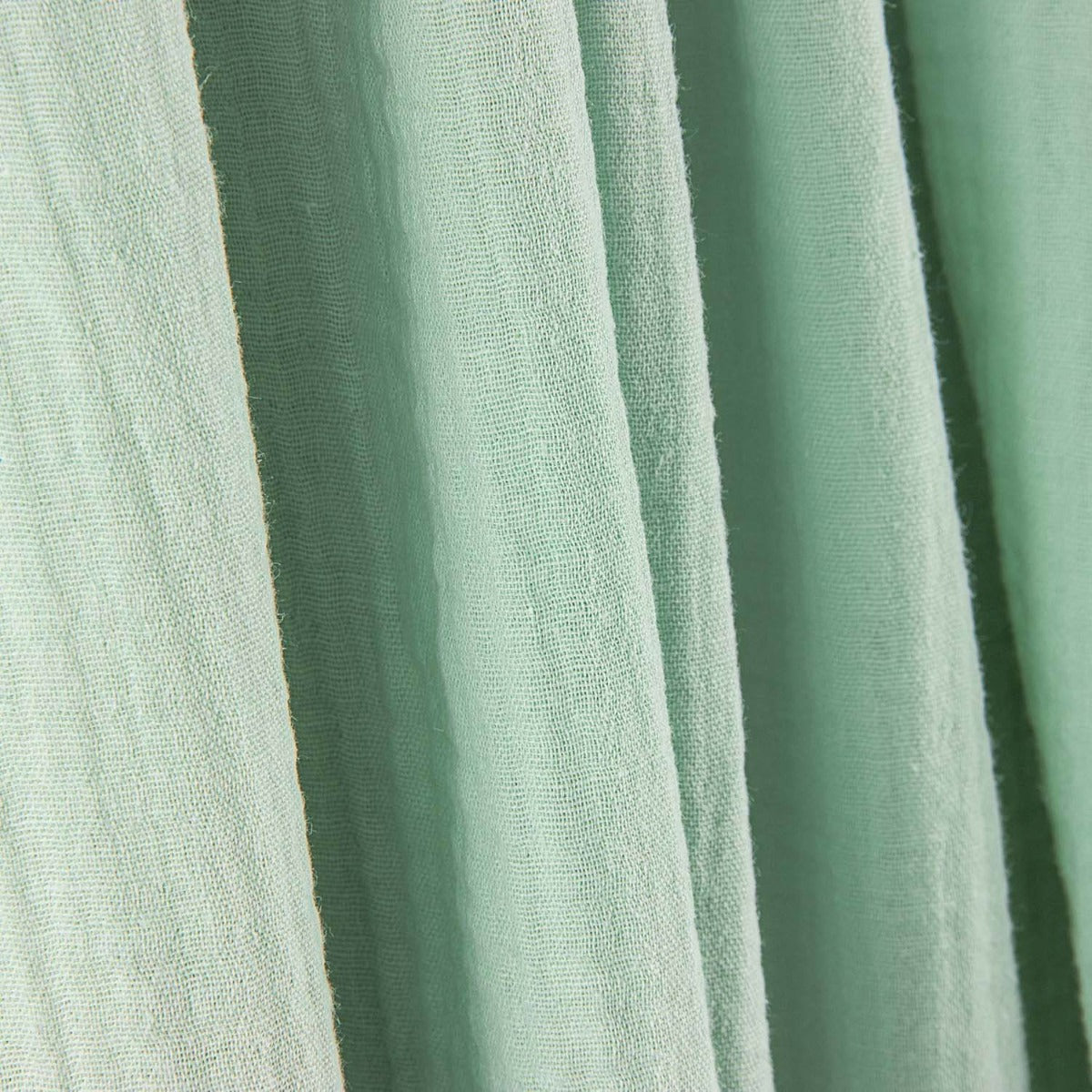 Mousseline de coton vert aqua 135 cm - Ribes y Casals