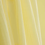 Double gaze de coton froissé jaune pâle - Ribes y Casals