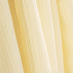 Double gaze de coton froissé crème - Ribes y Casals