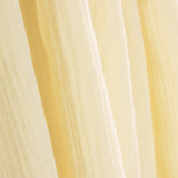 Double gaze de coton froissé crème - Ribes y Casals