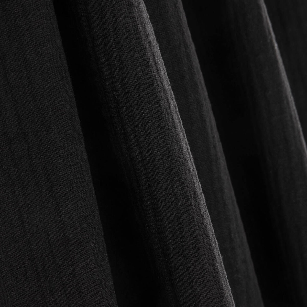 Bambula Algodón 145 cm Negro - Ribes y Casals