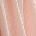 Double gaze de coton froissé rose bébé - Ribes y Casals