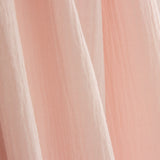 Double gaze de coton froissé rose bébé - Ribes y Casals