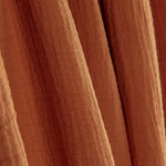 Double gaze de coton terracotta - Ribes y Casals
