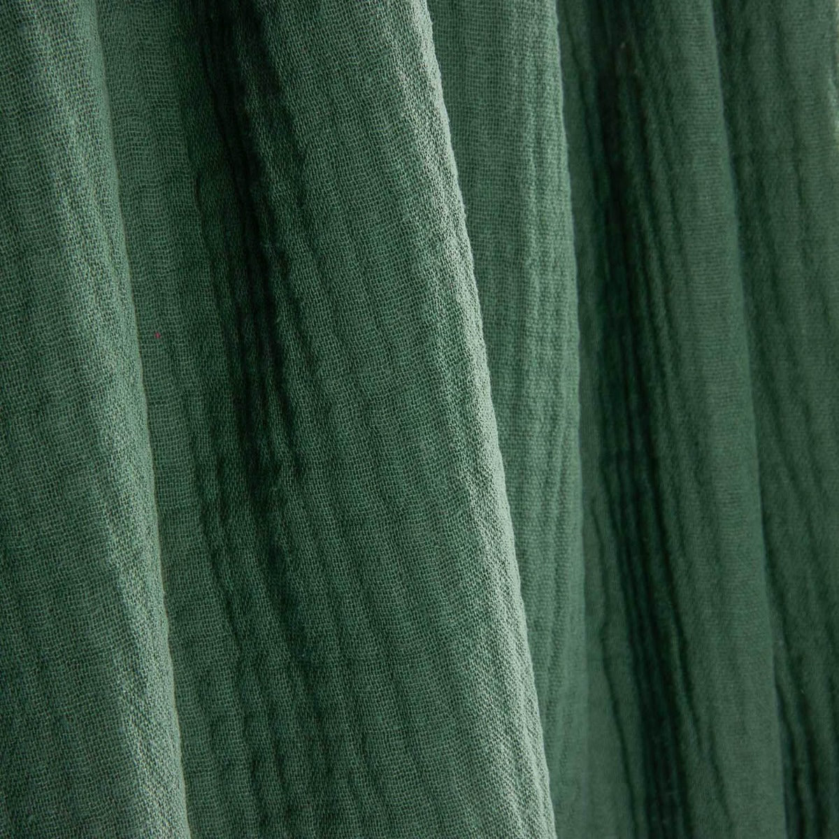 Double gaze de coton vert - Ribes y Casals