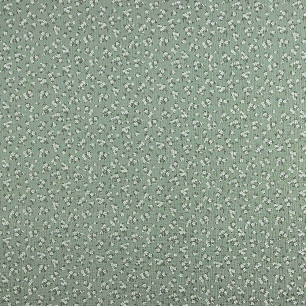 Bambula Algodón Bouquet Verde - Ribes y Casals