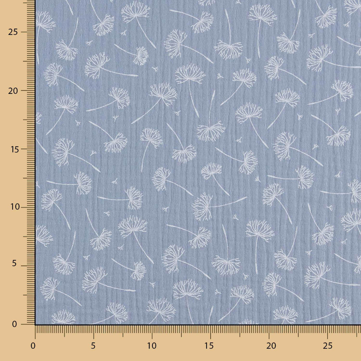 Bambula Coton Pissenlit Bleu Moyen - Ribes y Casals